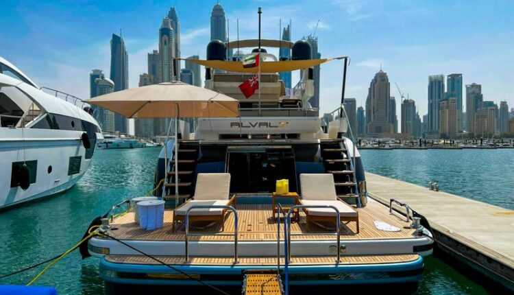 Refitech carbon fibre poles add ease of handling and aesthetics to luxury yacht sun awnings