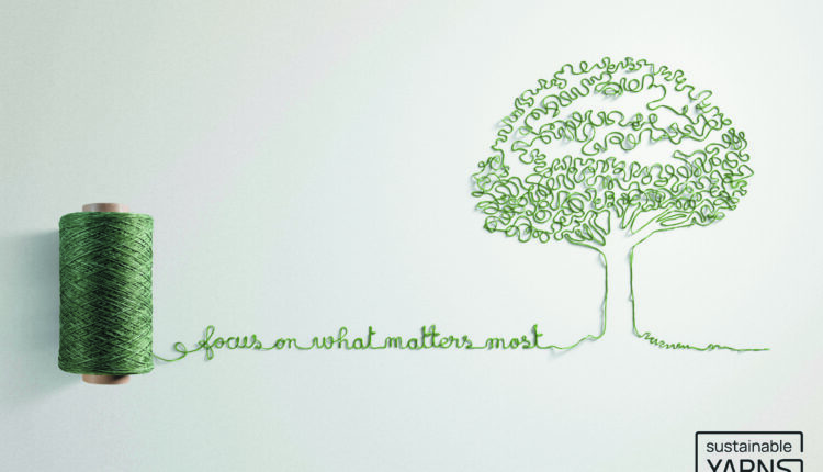 B.I.G. Yarns launches Sustainable Yarns at Clerkenwell Design Week.