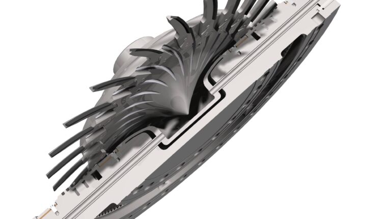 Cutting head system with central water injection (CIS).